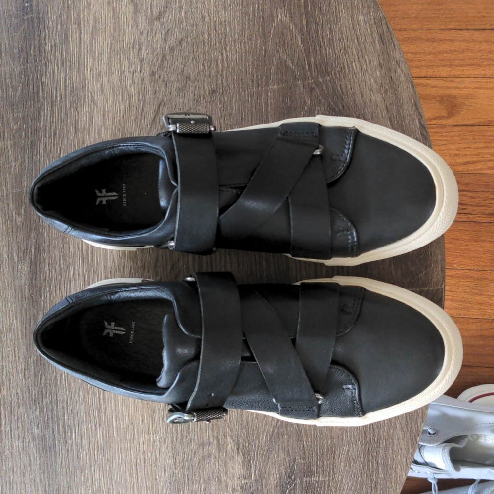Frye Mia Moto low sneaker